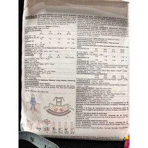 McCall's 6860 Crafts, Costumes Aprons NEW Un-Cut FF Size OSZ